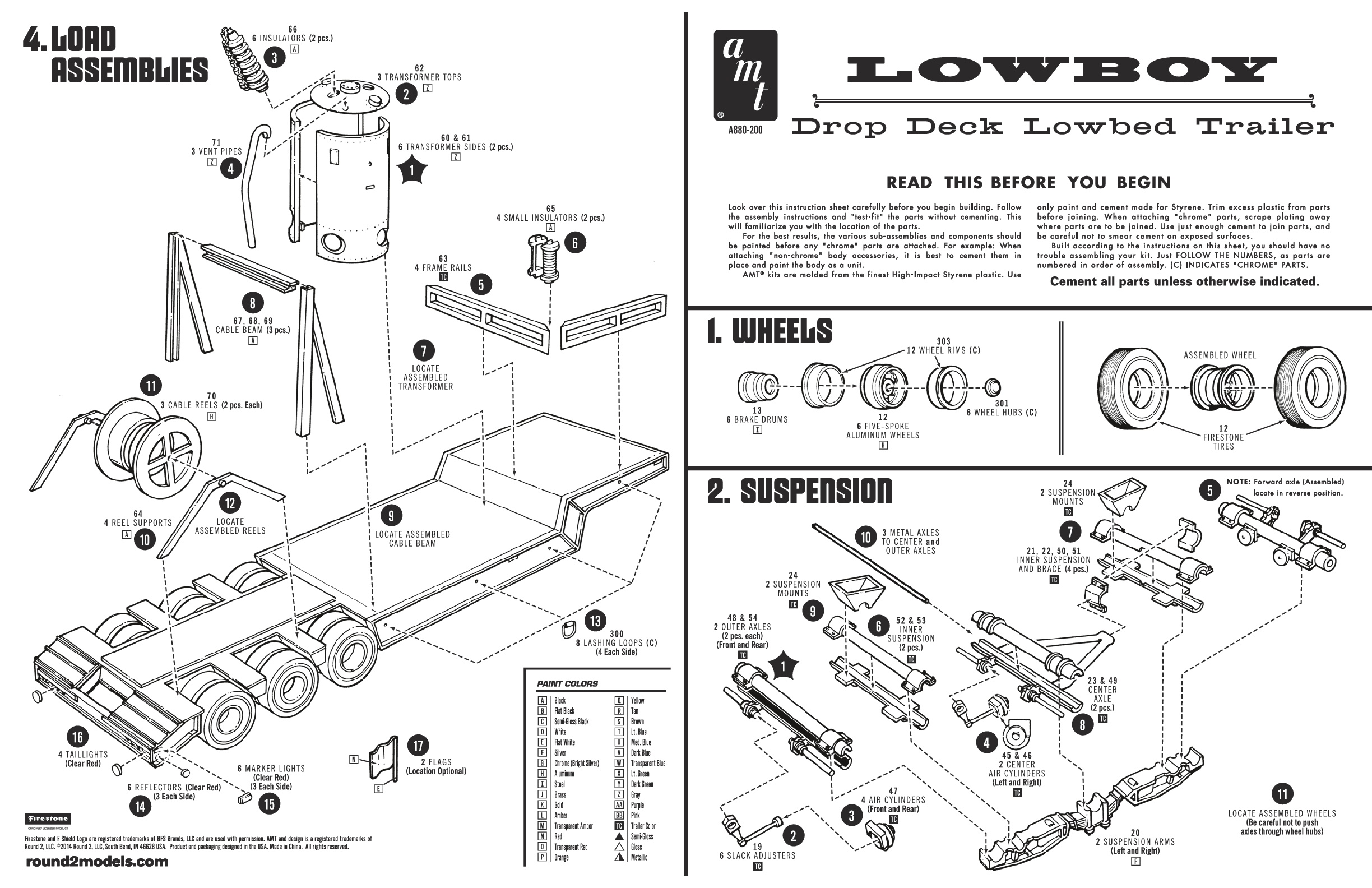 Photo AMT880125LowboyTrailerAMT2001 00880 Lowboy